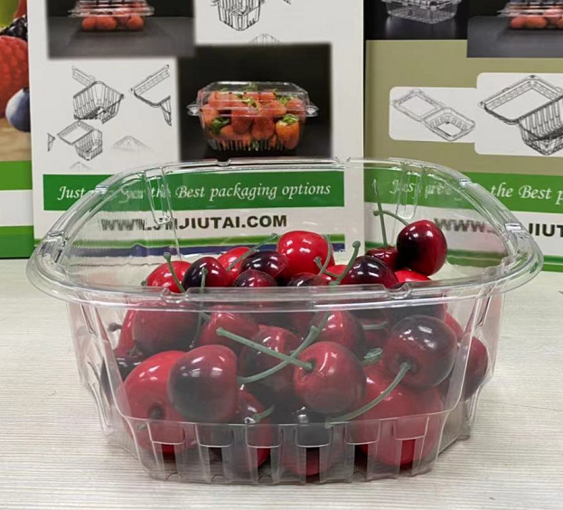 Plastic Clear Cherry Fruit Tub