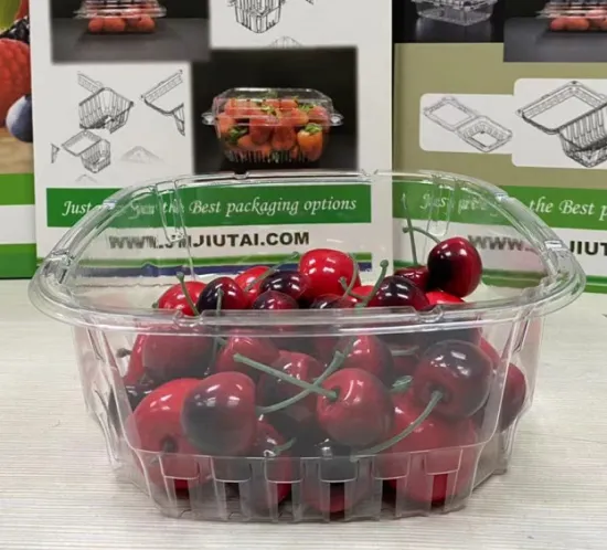 Plastic Clear Cherry Fruit Tub