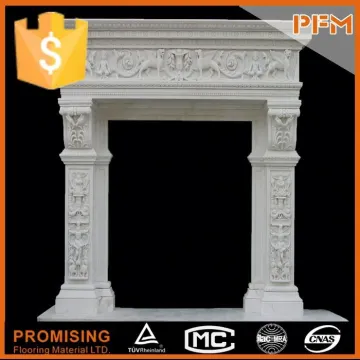 Hot sale in China made in china mable indoor fireplace mantel
