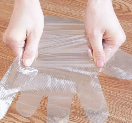 Skin safety PE gloves disposable food use