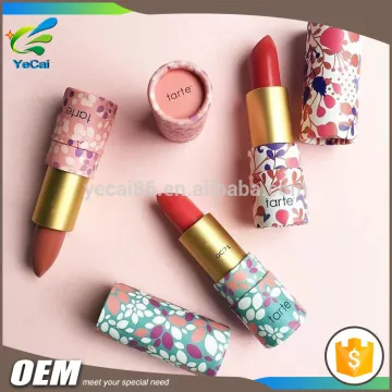 Custom lipstick gloss tubes packaging box, kraft paper core lipstick tube box