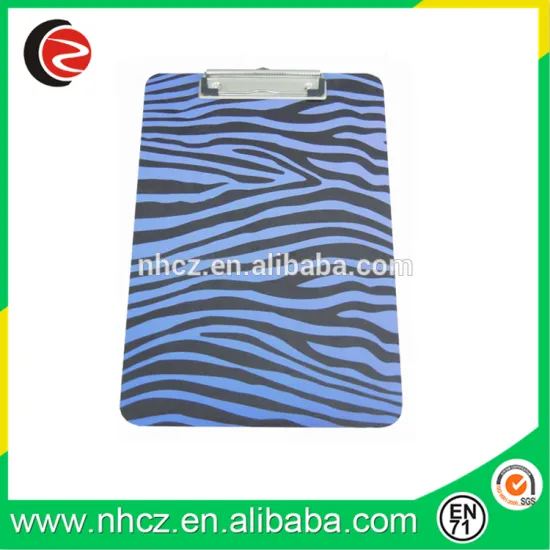 Texture Printing Plastic Clipboard