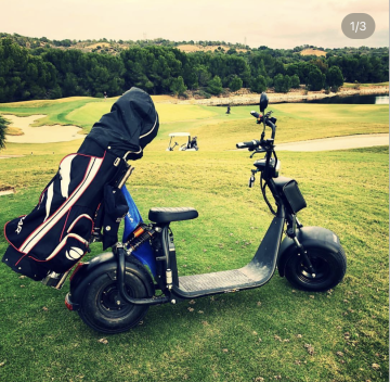 Elektrische Roller für Golf: US/European Warehouse - 18 Löcher mit Club -Tasche