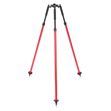 Pole de prisme rouge CLS33A RED: trépied en aluminium de haute qualité pour un arpentage précis