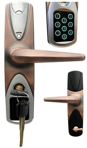 Fingerprint Door Lock + Password + Key for Home Safe