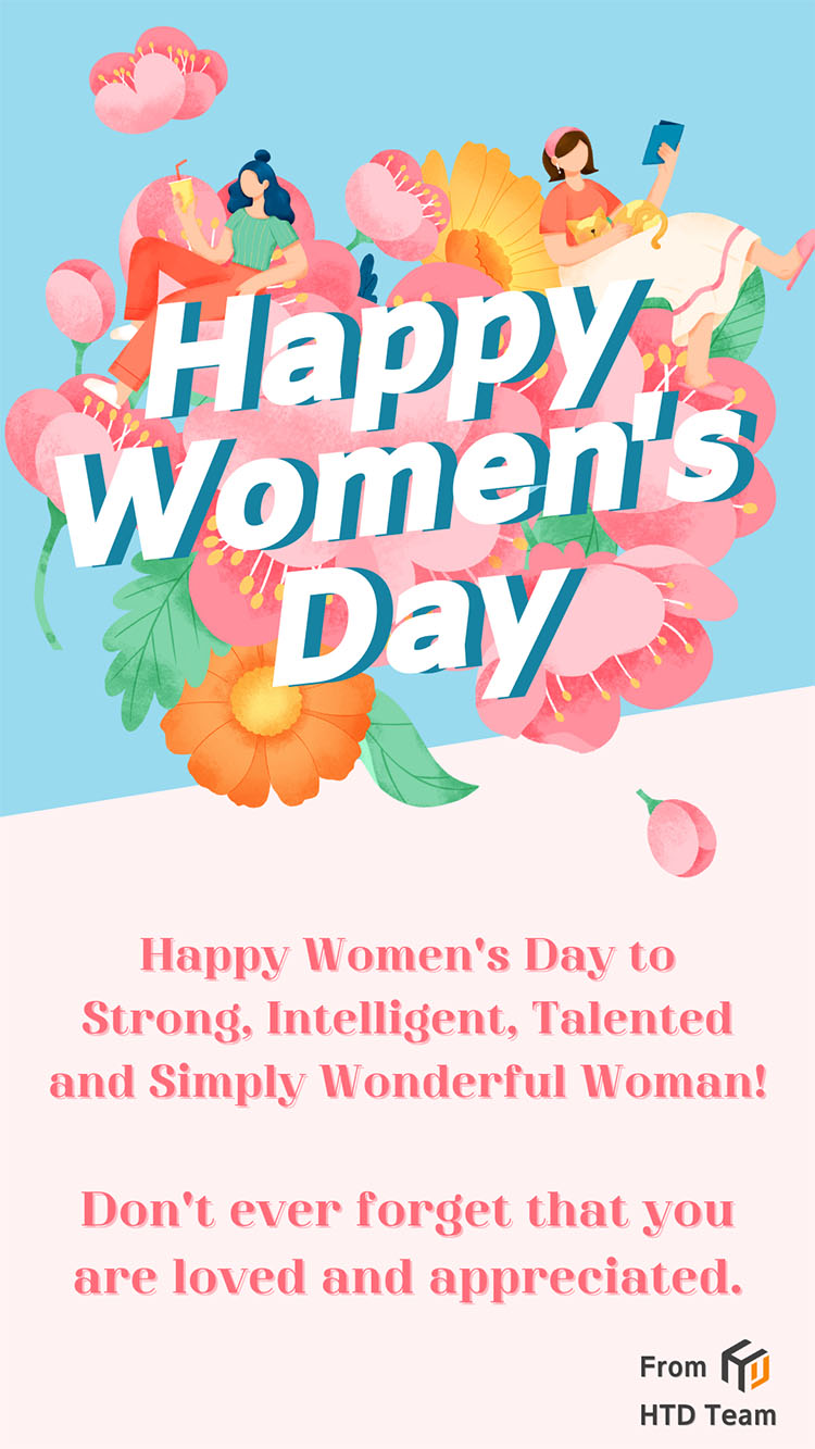 Zipper Machine Happy Women's Day