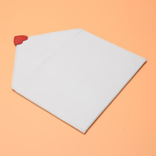 White love A4 envelop Clutch Magnet Document bag