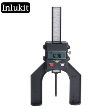 Pengukur kedalaman router digital dengan kaki magnetik dan punggung datar 80mm: solusi trendi untuk pemotongan yang tepat