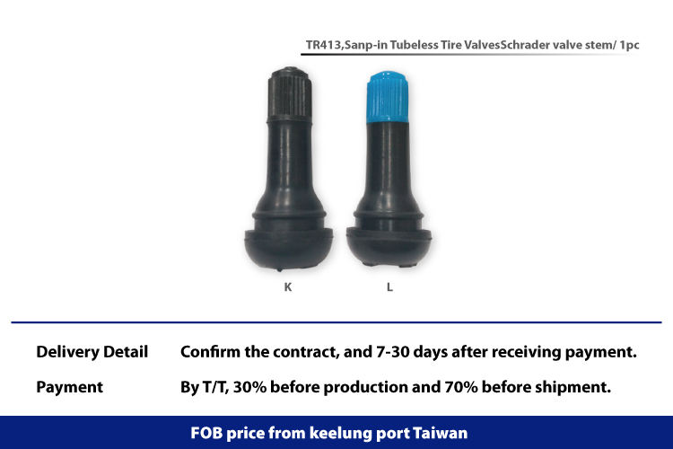 TR413 für schlauchlose Reifenventile