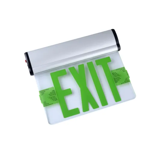 Green Light Eye-Catching 6-inch Double-Sided LED Exit Sign: Highlighting Safety and Style
