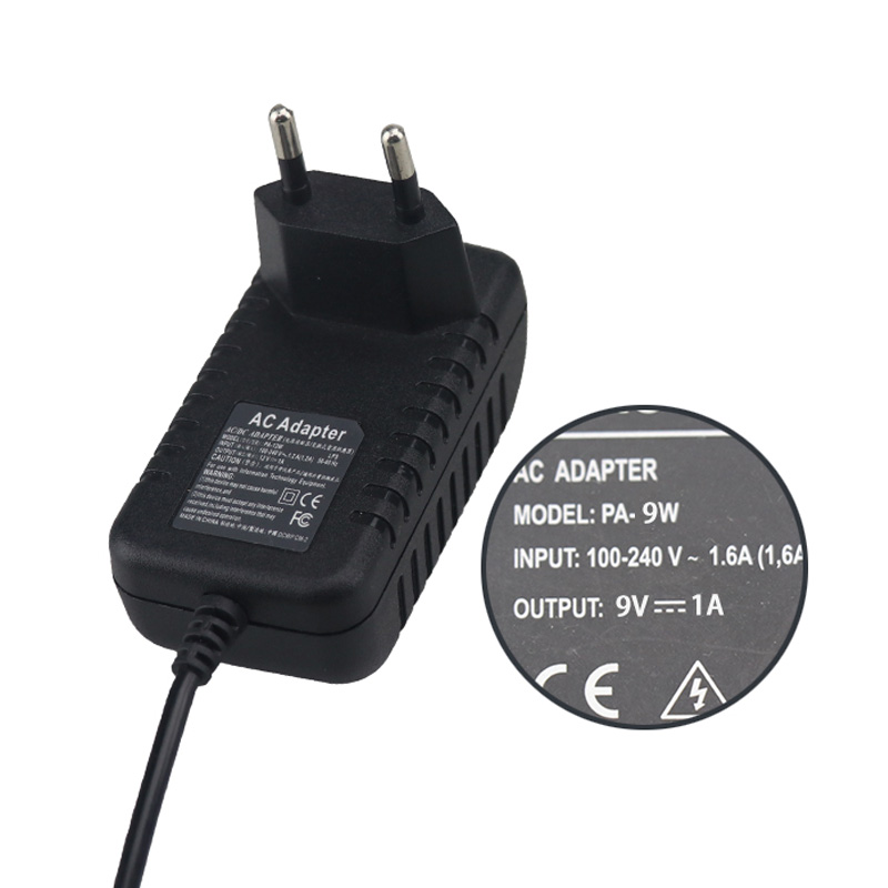 LED Light 9V 1A power adapter for electronic