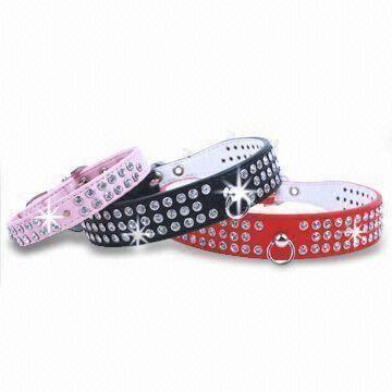 PU Dog Collars in XS, S, M, L, 2L, 3L and 4L Sizes, Various Colors are Available