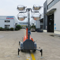 7m outdoor trailer type LED mobile light tower