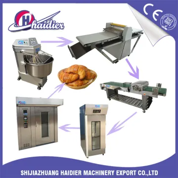 Complete Bakery Baking Machine for Croissant Loaf Toast Burger Bread