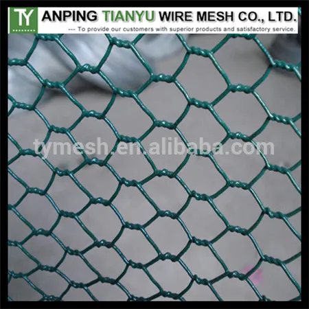 PVC coated Hexagonal wire mesh chicken wire mesh