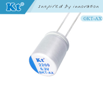GKT-AX Radial Polymer Aluminum Solid Electrolytic Capacitors