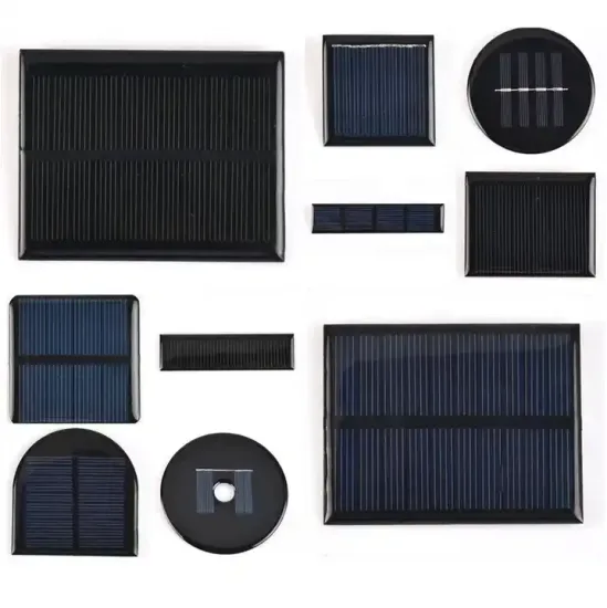 Custom Shape 1W 5W 10W 20W Small Round Solar Panels 12V for Lawn Lights and CCTV Cameras