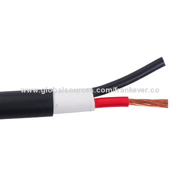 Flexible Frosted Clear PVC Speaker Cables with High Speed Conductance, Various Colors are Available