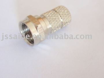 (1013)F connector for RG6 cable