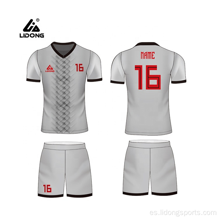 Suministro de diseños uniformes mujeres fútbol personalizado sublimado