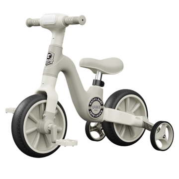 Children's balance bike with auxiliary wheels