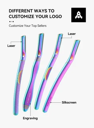 Biodegradable Personna Eyebrow Shaper Razor: Custom Logo New Style Dermaplaning Tool