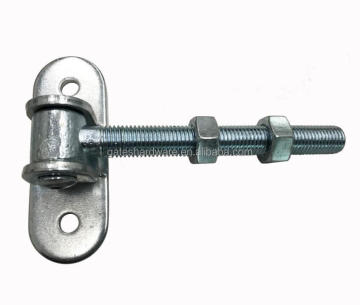 galvanized adjustable door hinge with long bolt nut