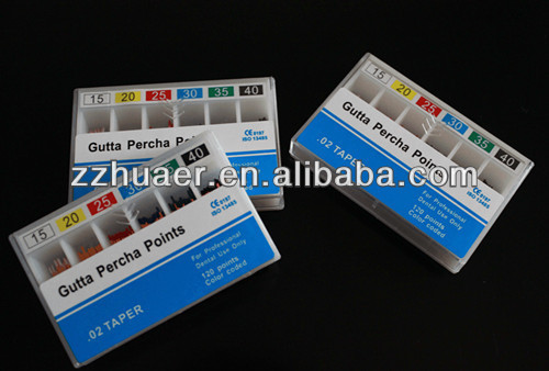 Dental Gutta Percha Points for Dental Filling Auxiliary Materials Dental Equipment