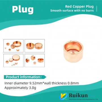 Tapones de cobre rojo duraderos para un sellado confiable