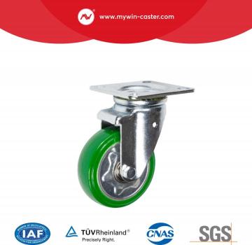 2.5"Janpanese Heavy duty Zinc Coating Top Plate No-Brake PA Double Ball Bearing Caster Wheel