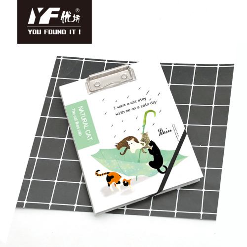 What Notebook Should I Buy Cute cartoon cat style A5 clipboard notebook Supplier