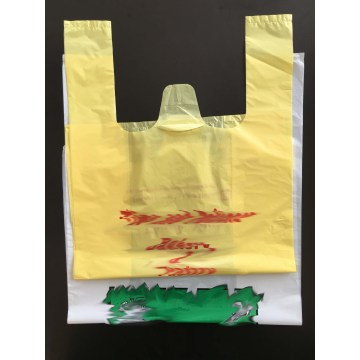 Reusable Plastic Shopping Bag with Logo Food Packing Bags