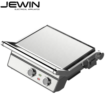 2200W Indoor Electric Grill: Versatile Stainless Steel Sandwich Maker and Panini Press with Temperature Control and Timer