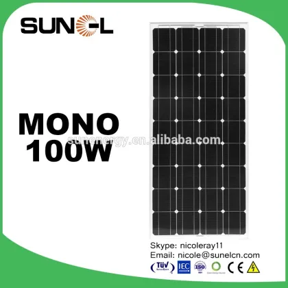 100W solar panels system to Sao Tome and Principe
