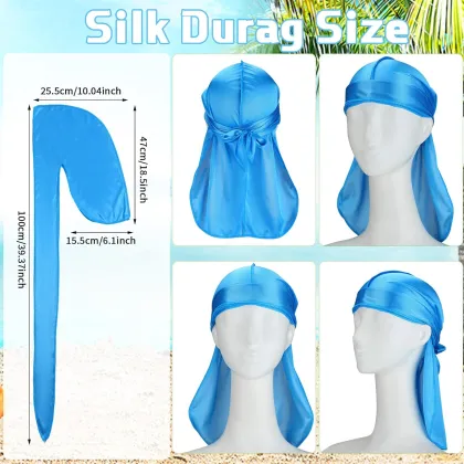 Fashion Custom Unisex Soft Stretchable Turban Durag