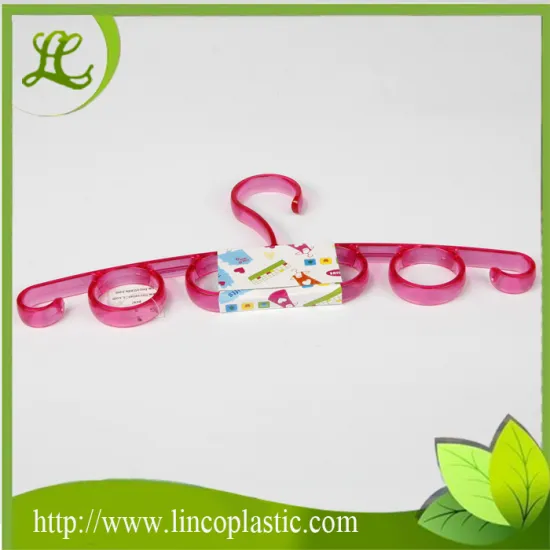 Transparent PS Plastic Scarf Hanger