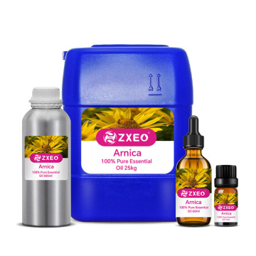 100% puro natural de grau terapêutico de grau Arnica Montana Oil Arnica Oil Arnica para pele, cabelo, aromaterapia