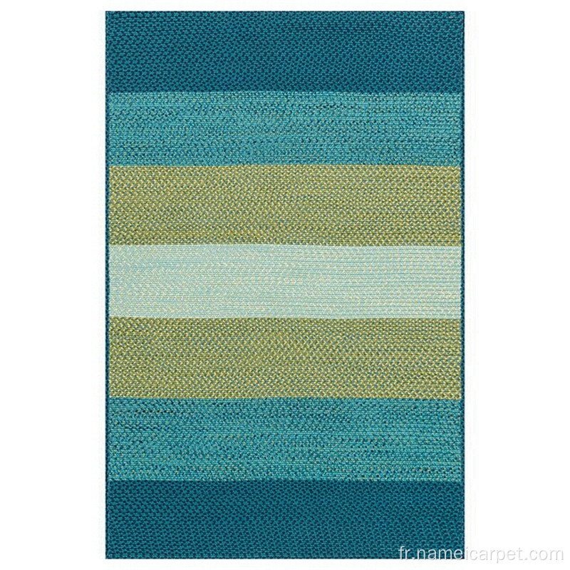 Tapis de tapis tressé en polypropylène pour jardin de patio extérieur