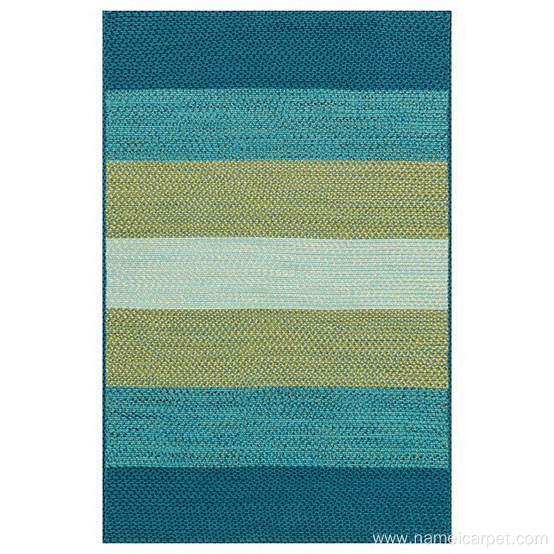 Polypropylene braided carpet rug for outdoor patio garden