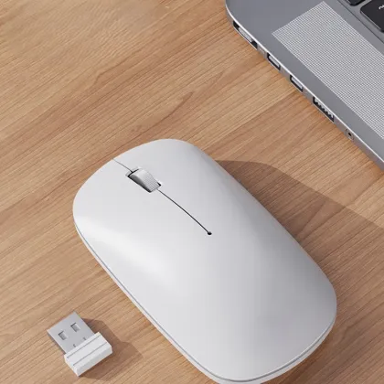 Durable Silent Bluetooth Gaming Mouse with RGB Lighting and Ergonomic Design