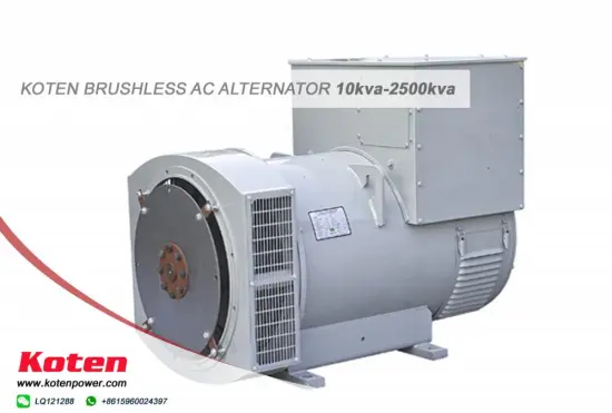Koten Power Brushless Ac Alternator KA444 Series With Power From 250kva to 380kva. Stamford Alternator