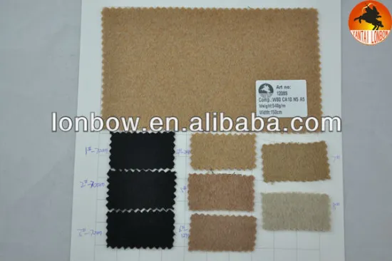 stock woollen melton fabric