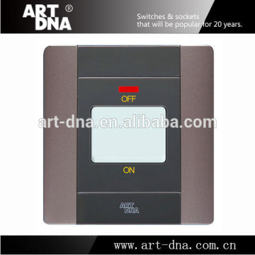 UK Standard A68 20A Double Pole Switch with neon