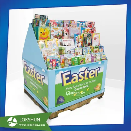 Attractive New Design Corrugated Oreo Cookies Supermarket Pallet Display