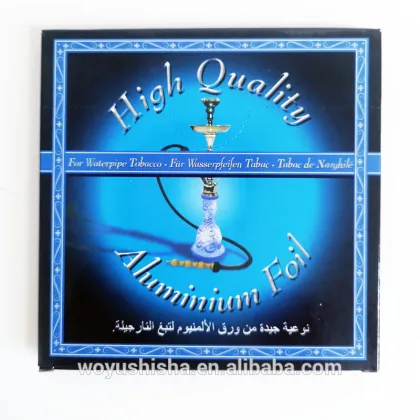 Tableware charcoal heating smoke tool Carbon shisha hookah Tin foil aluminum foil