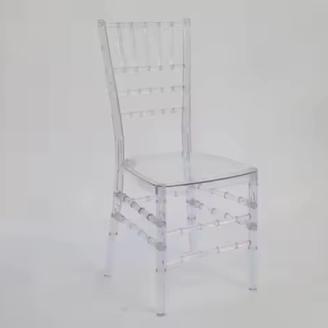Cheap Clear Crystal Tiffany Chair with Cushion - Wedding Chiavari Chair
