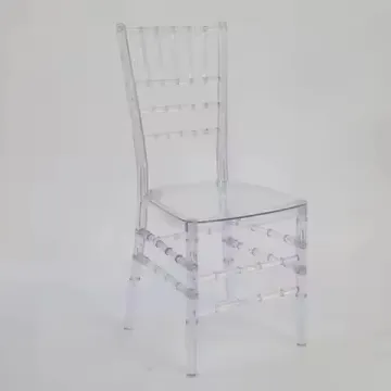 Cheap Clear Crystal Tiffany Chair with Cushion - Wedding Chiavari Chair