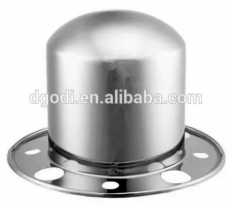 Custom auto parts 32mm stainless steel chrome wheel nut covers