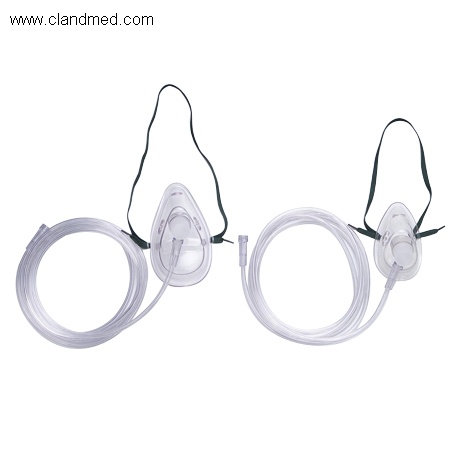 Good Price Medicl Disposable Simple Oxygen Mask PVC