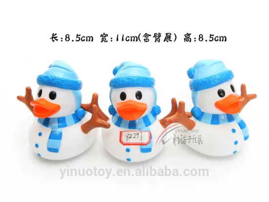 children Christmas gift floating water toy PVC plastic flying ducks